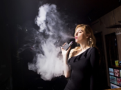Woman vaping